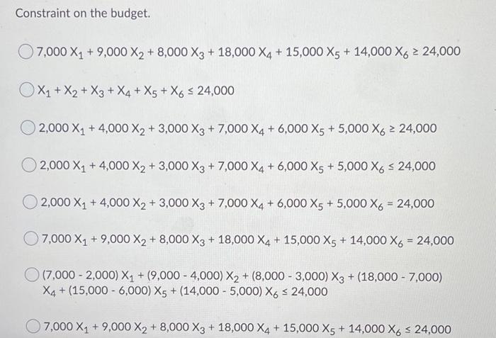 (Chapter 12] Integer Linear Optimization Models