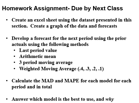 Homework Assignment-Due by Next Class Create an