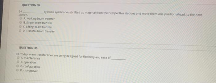 QUESTION 32 32. Line is usually associated with