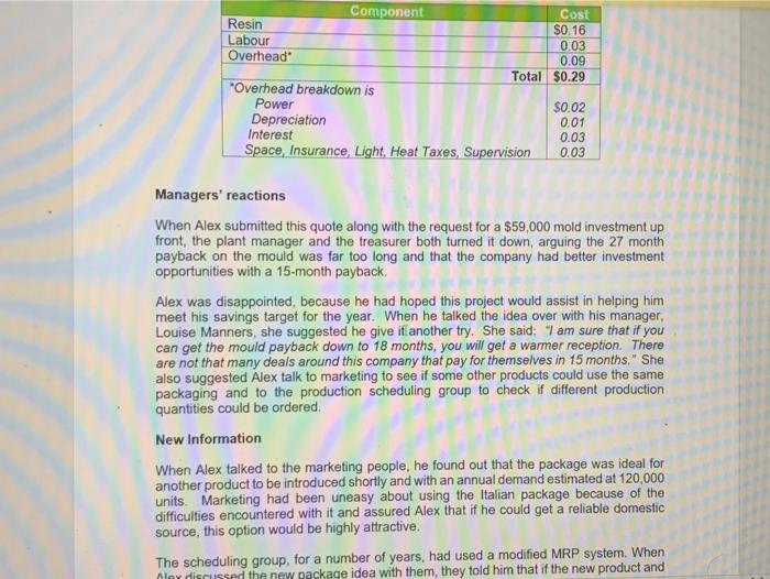 we need formal case analysis for this case study