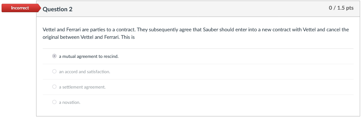 Please provide an explanation with the correct