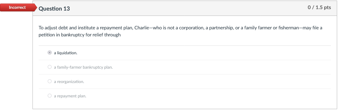 Please provide an explanation with the correct