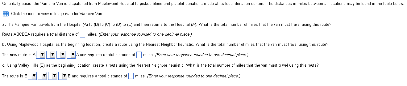 On a daily basis, the Vampire Van is dispatched