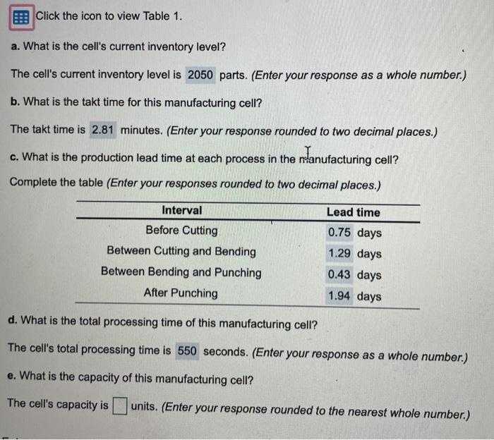 i just need the cells capacity in units at the