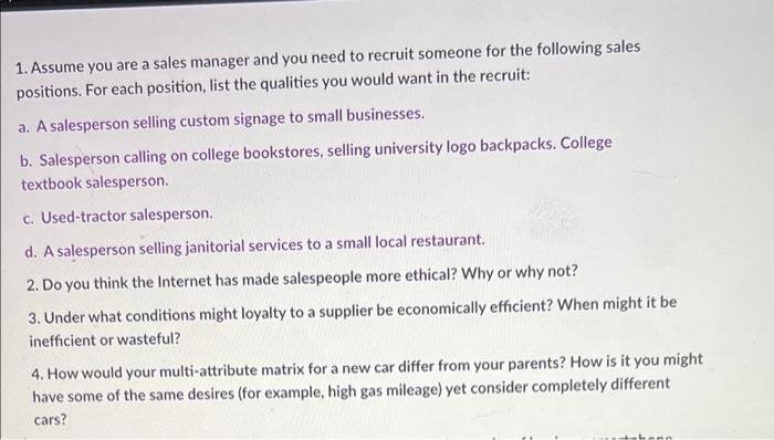 please answer ALL. i will give a good rating. 1.