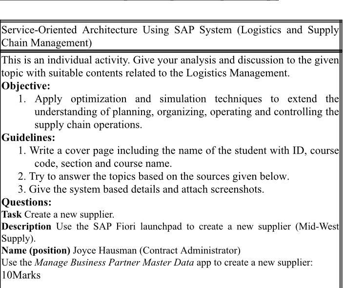Service-Oriented Architecture Using SAP System