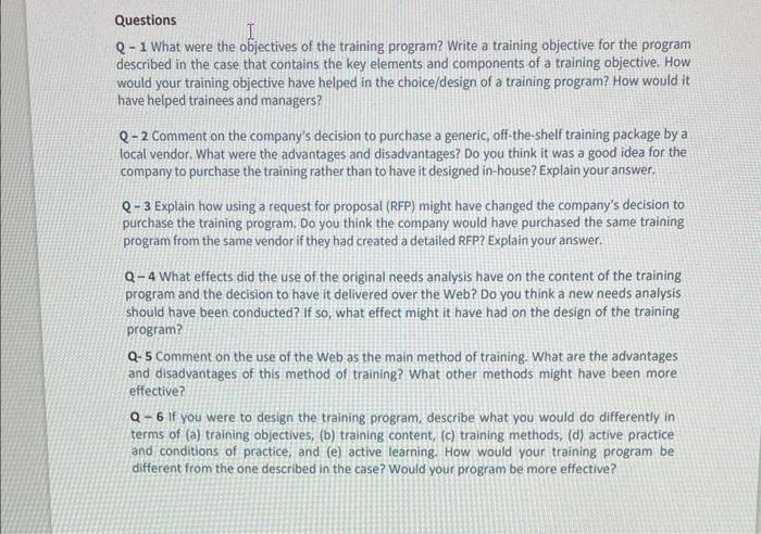 Background When responding to a case study or