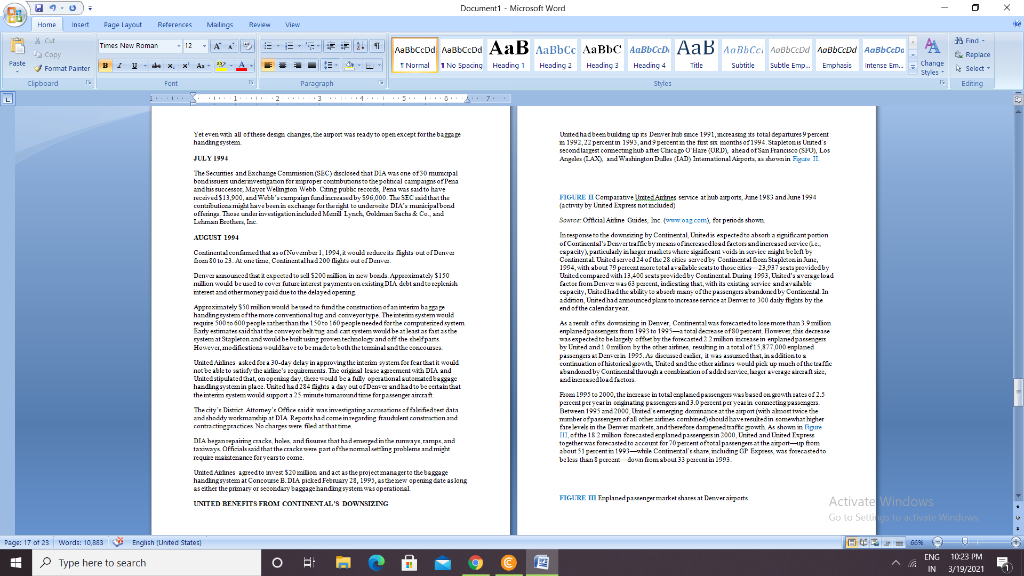 Document1 - Microsoft Word Home Page layout