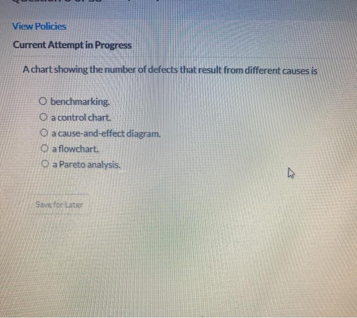 Question 1 of 38 View Policies Current Attempt in
