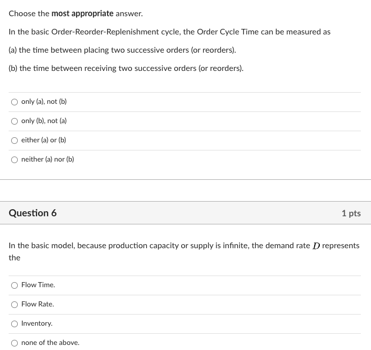 Choose the most appropriate answer. In the basic