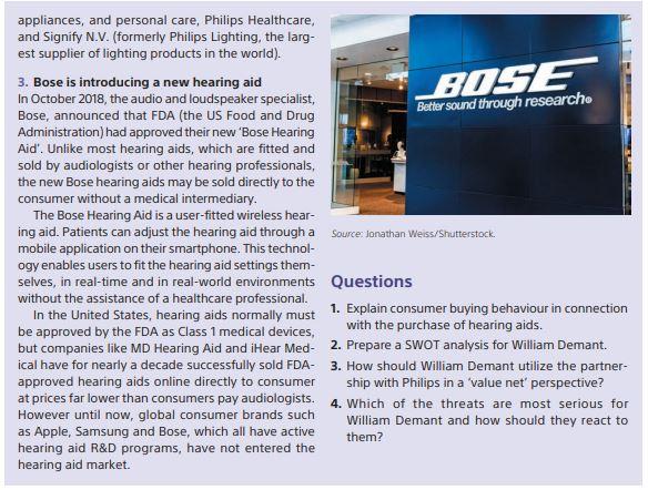 Case Study 4.1 William Demant hearing aids: