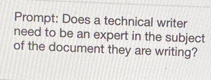 Answer the prompt in 150+ words Prompt: Does a