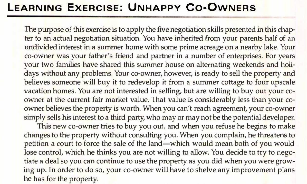 What are your power sources and your co-owner's