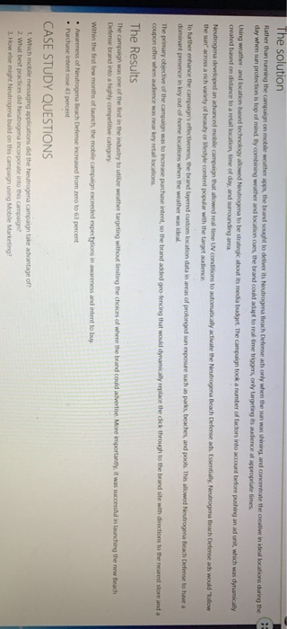 Neutrogena Case Study: Beach Defense Advanced