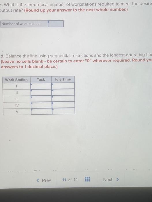 The following tasks are to be performed on an