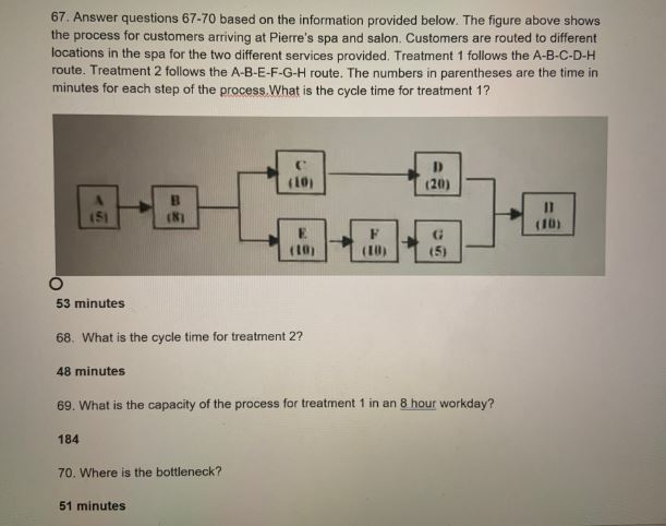 ONLY QUESTION 69 AND 70 ! Please show work on how