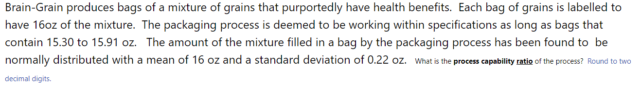 Brain-Grain produces bags of a mixture of grains