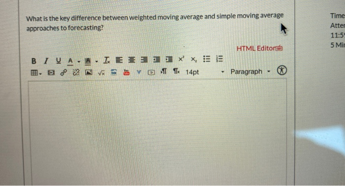 What is the key difference between weighted
