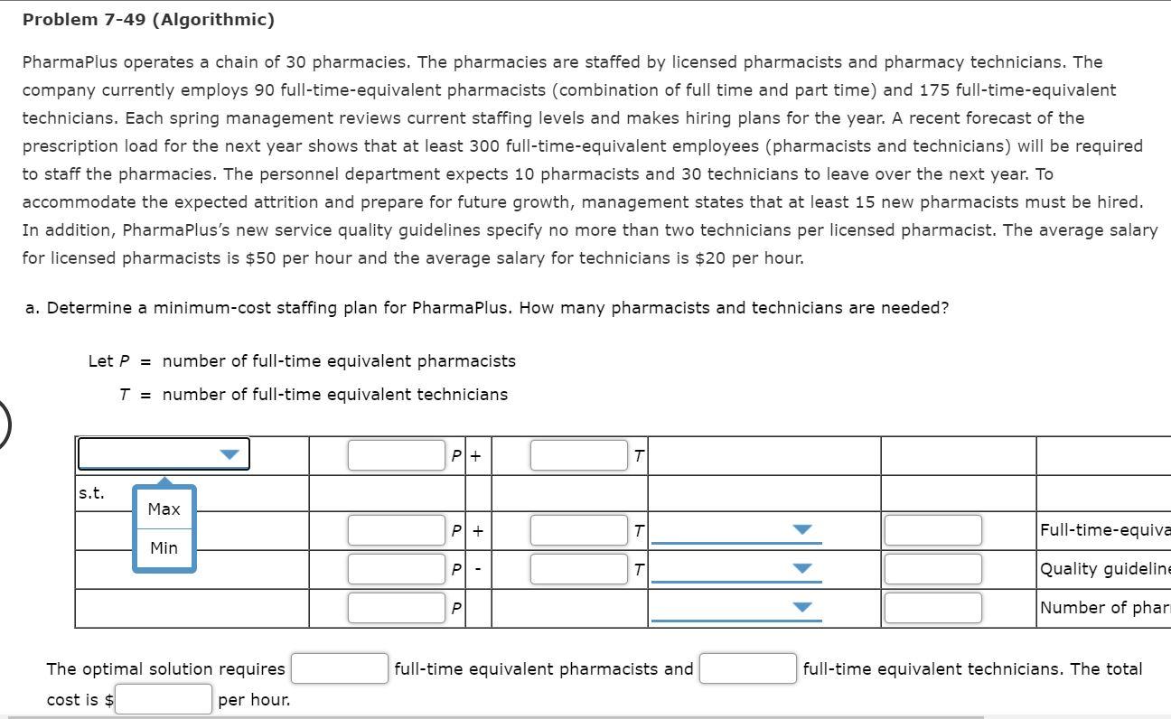 Problem 7-41 Southern Oil Company produces two
