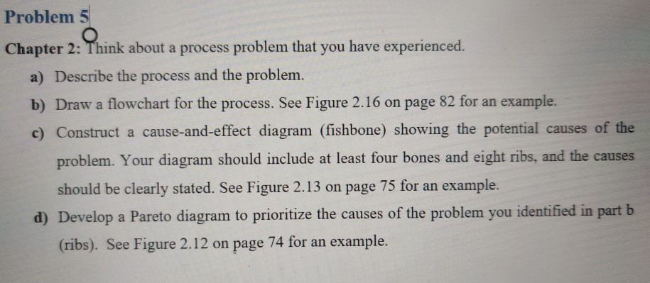 Problem 5 Chapter 2: Think about a process
