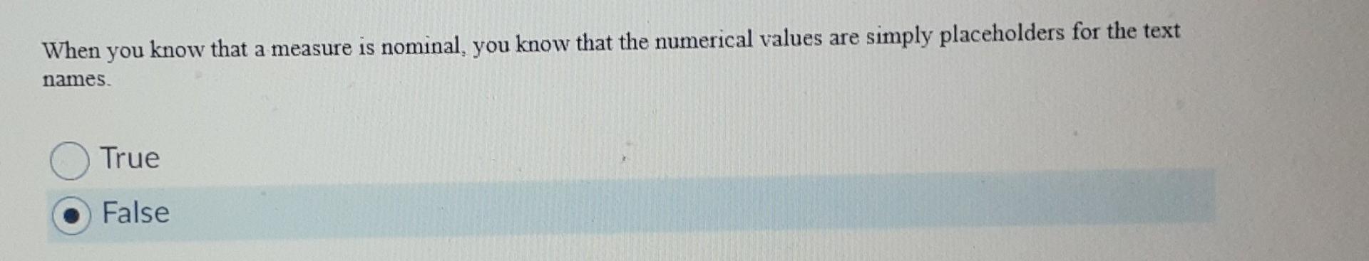 please help When you know that a measure is