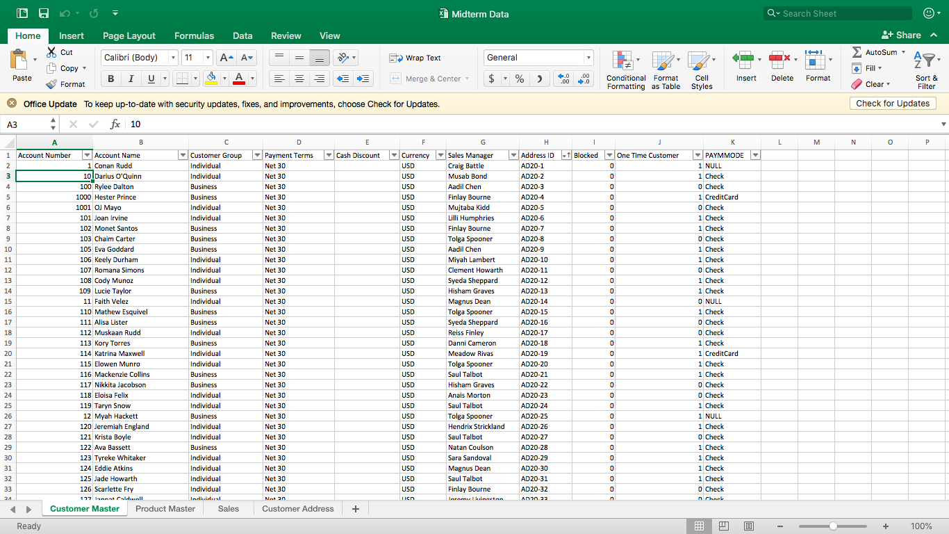 Midterm Data Q Search Sheet Home Page Layout