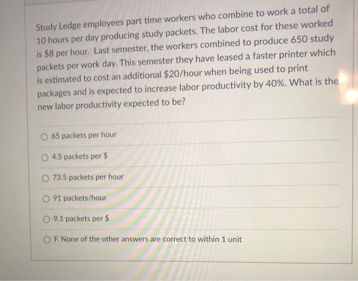 Study Ledge employees part time workers who
