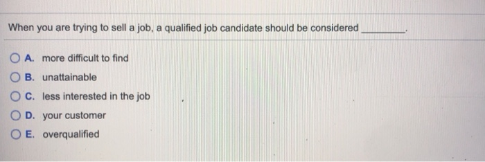 human resource management question When you are