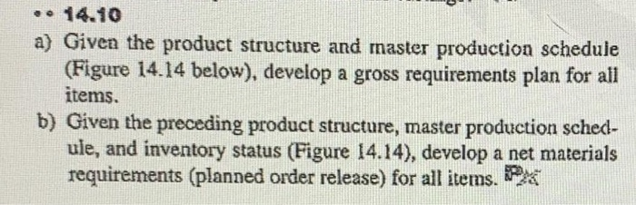 .. 14.10 a) Given the product structure and