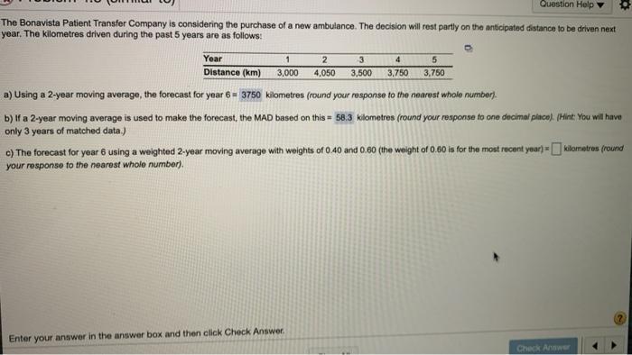 Question Help The Bonavista Patient Transfer