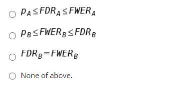 In detecting differentially expressed genes, gene