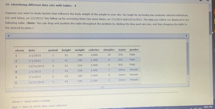 10. Identifying different data sets with tables-4