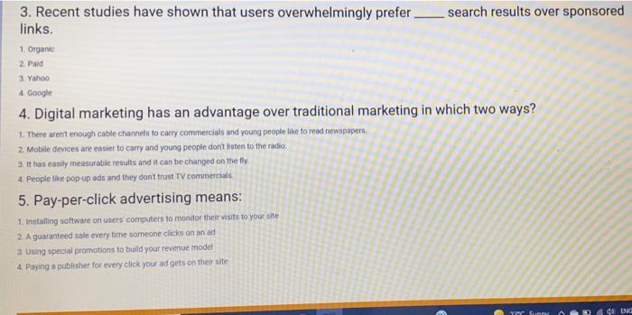 3. Recent studies have shown that users