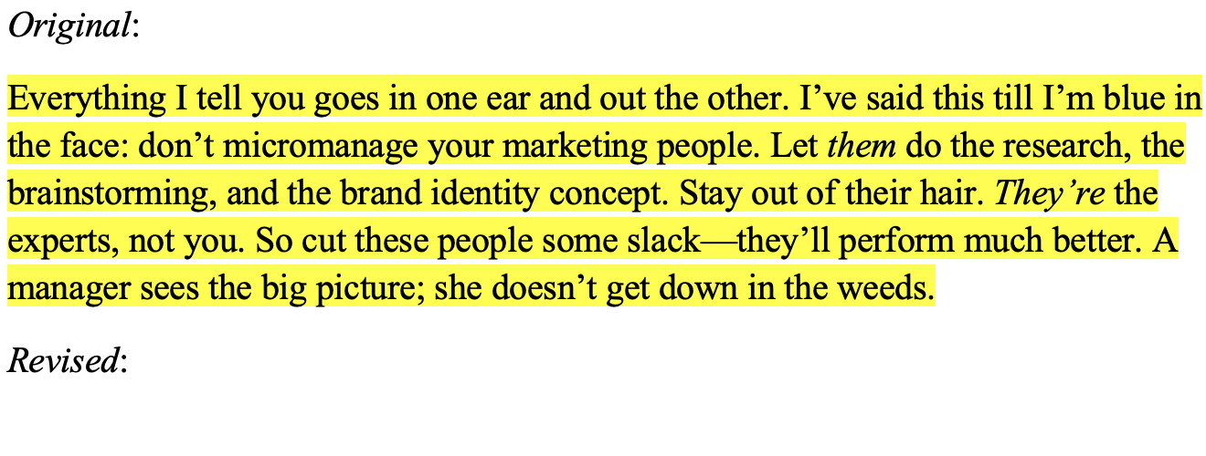 Please answer all Directions: To communicate