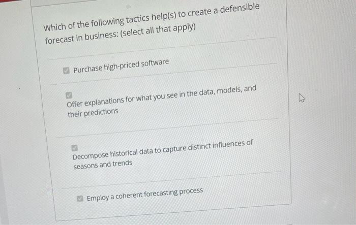 The "forecastability" of a dependent variable