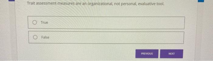 please answer all questions, thank you. Trait