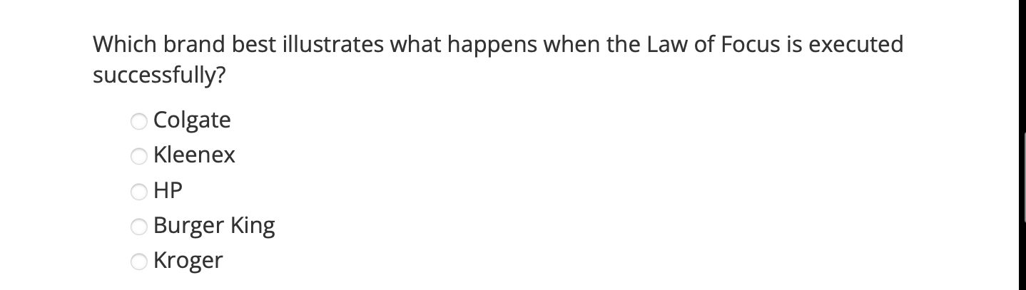 Which brand best illustrates what happens when