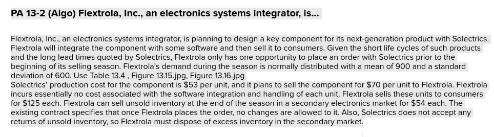 PA 13-2 (Algo) Flextrola, Inc., an electronics