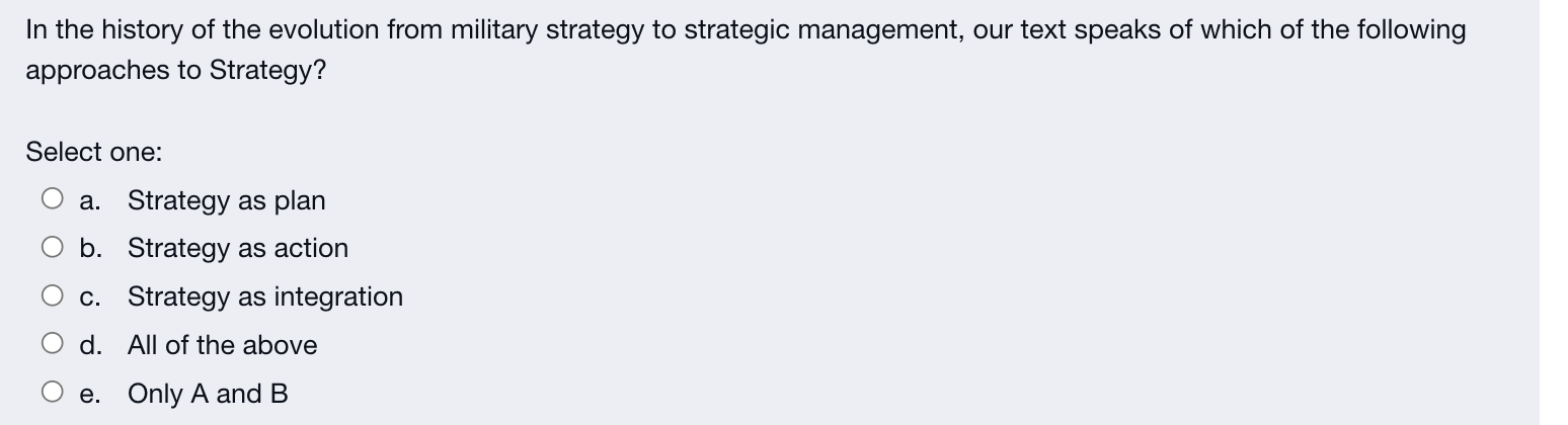 In the history of the evolution from military