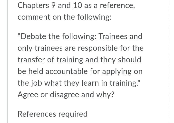 plz explain as much as you can Chapters 9 and 10