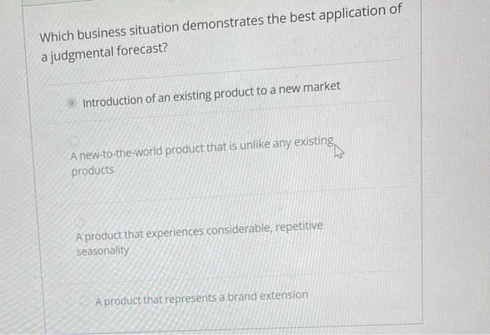 In order to make an exponential smoothing