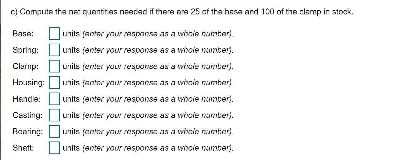 Only need help with C. PLease show work I want to