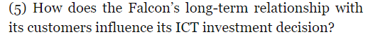 Case: Falcon Supply Chain Solutions This case is