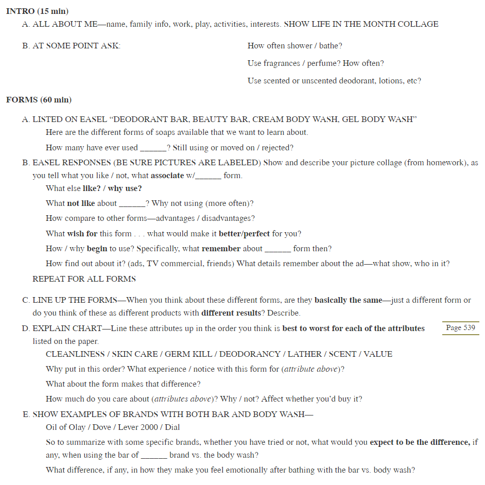 APPENDIX B FOCUS GROUP DISCUSSION GUIDE