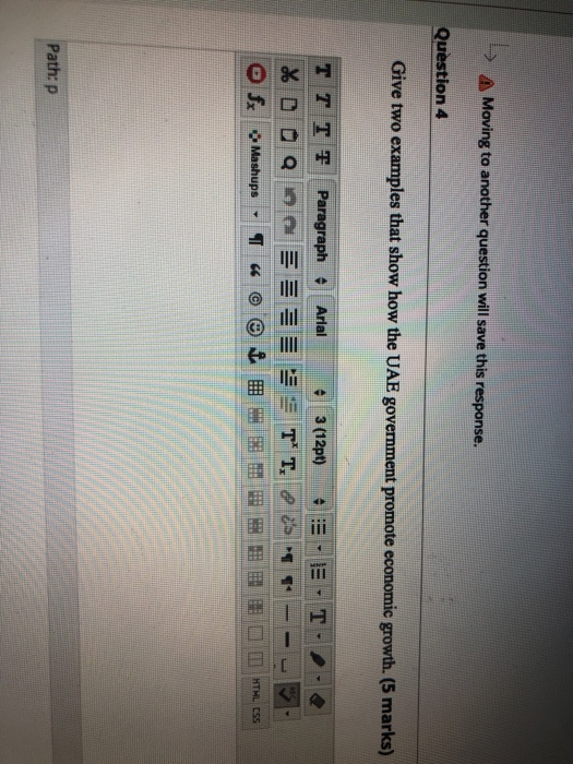 L> A Moving to another question will save this