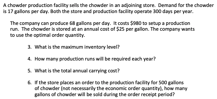 A. Recall that we round order quantity to an