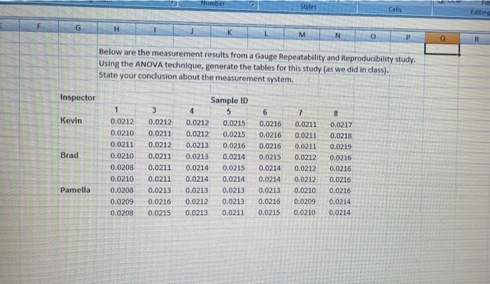 do it in excel... Number FILE Styles Cells G H K