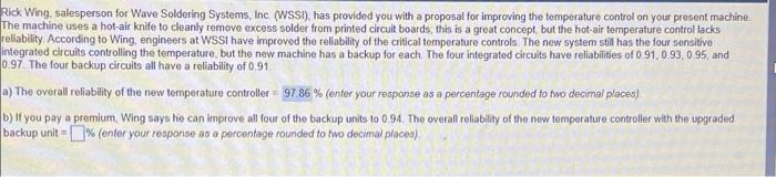 please answer rhe second part complete the rest