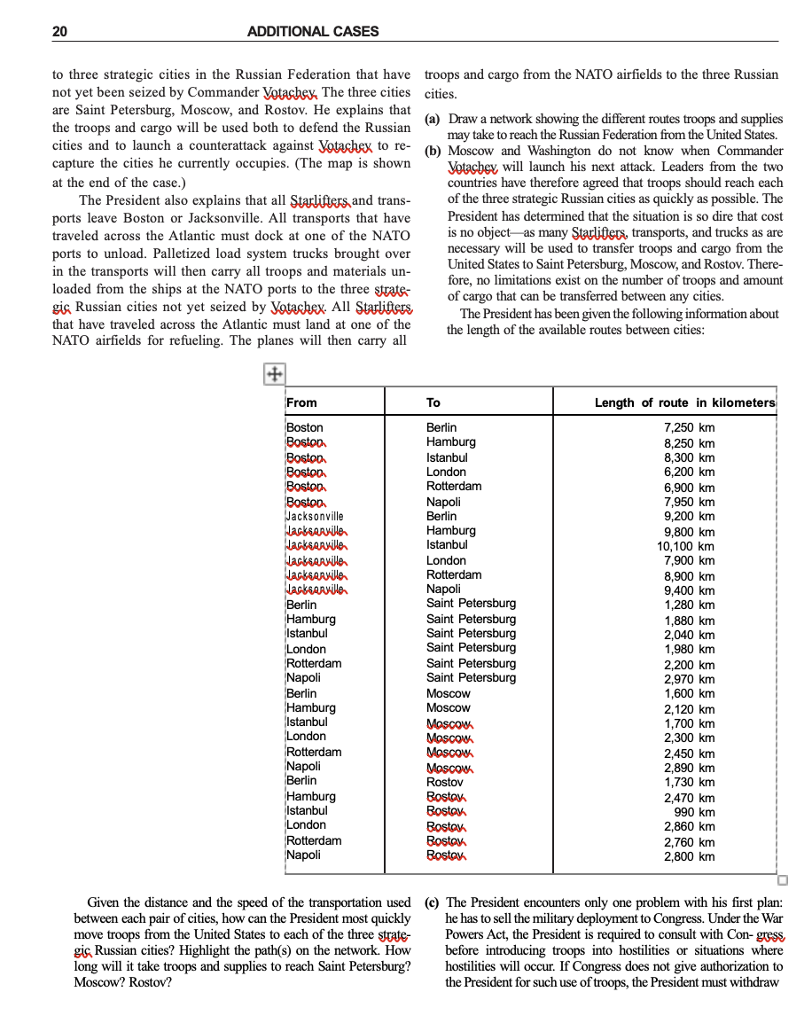 I know it is lengthy. Please answer all the parts