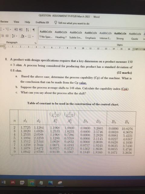 Help me solve this QUESTION ASSIGNMENT PHYS20